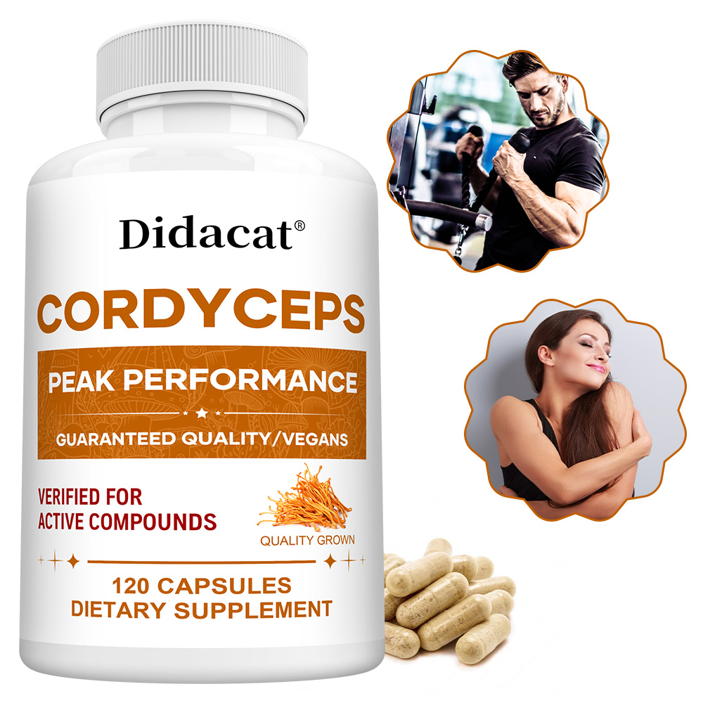 Health Wellness Energy - Capsule di Cordyceps 1000mg, Integratore Naturale