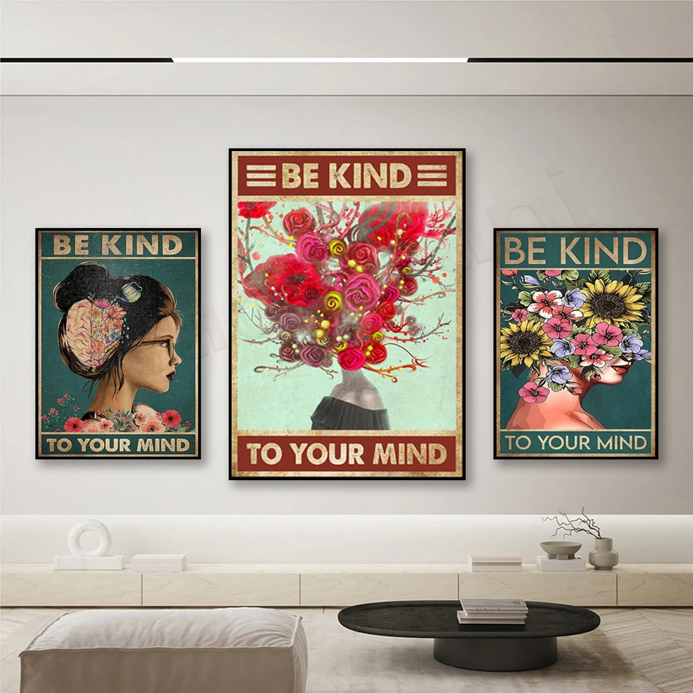 Tratta bene la mente: poster d - Mental Health Wellness Quotes recensione e prezzo