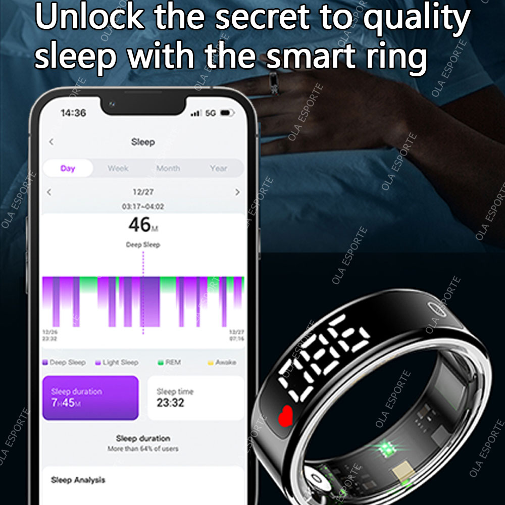 Nuovo Anello Intelligente 2026 - Blood Oxygen Monitor recensione e prezzo