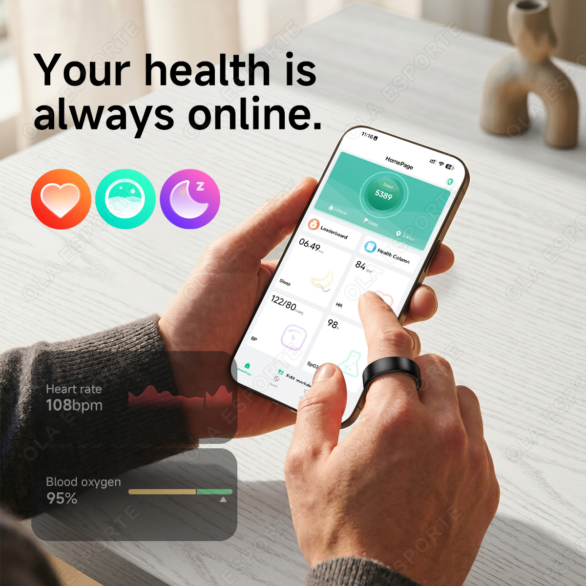 Anello Intelligente R10 con Cu - Blood Oxygen Monitor recensione e prezzo
