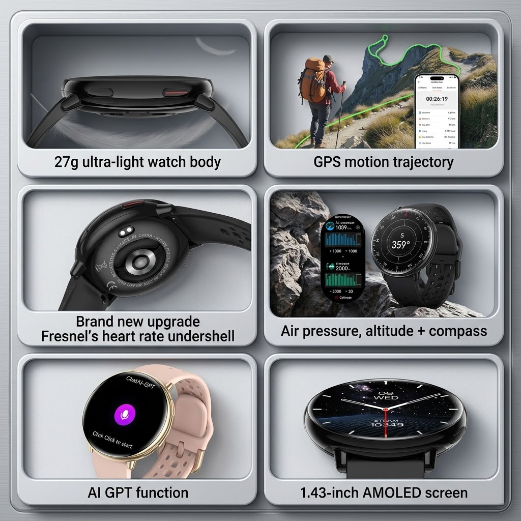 Smartwatch HD21 con Schermo AM - Health Wellness Trends 2026 recensione e prezzo
