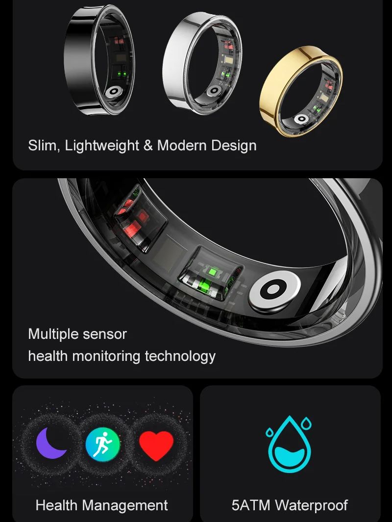 Nuovo Smart Ring R09 Health Mo - Blood Oxygen Monitor recensione e prezzo
